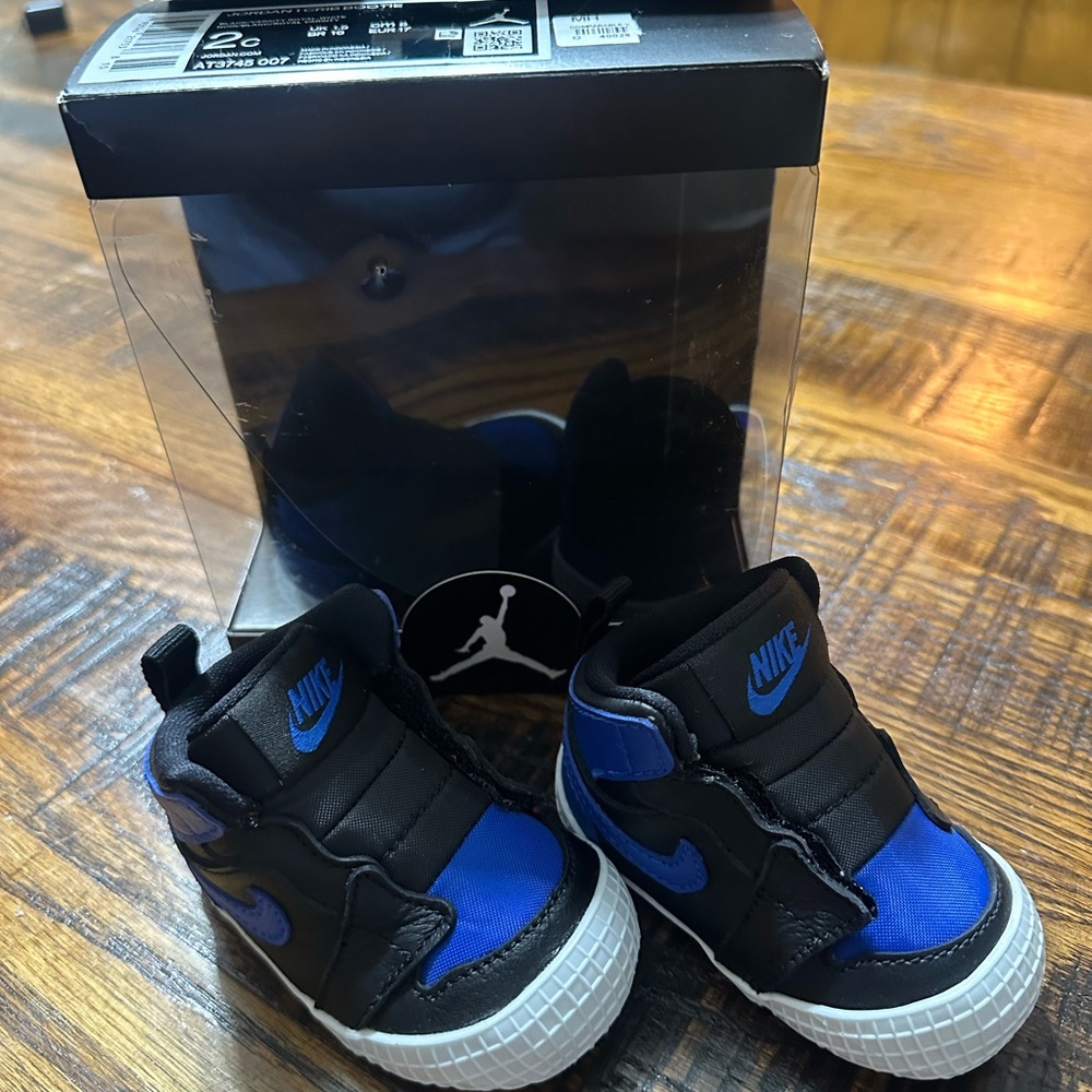 Nike Jordan 2c Bootie black and blue